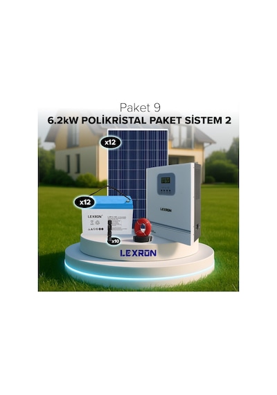 Urla Solar 6.2kw Polikristal Paket Sistem 2 Paket 9