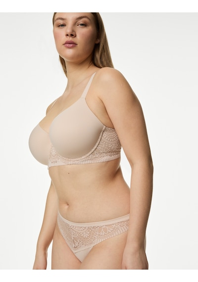 Marks & Spencer Body Soft:trade Mark: Destekli T-shirt Sütyeni Bej