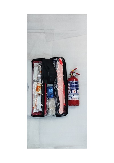 Trafik Seti İlk Yardım Seti & 3 Yıl & 1 Kg Yangın Tüpü Seti
