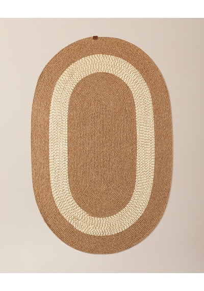 Madame Coco Alsace Oval Kilim - Naturel/krem - 90x150 Cm 8684427193297 Çok Renkli