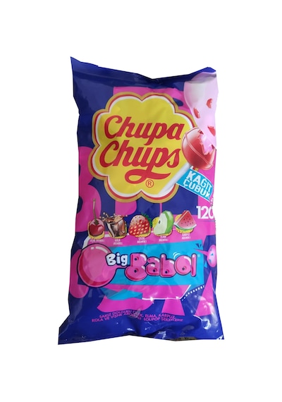 Chupa Chups Sakız Dolgulu Lolipop Şekerleme Poşetli 120 x 12 G
