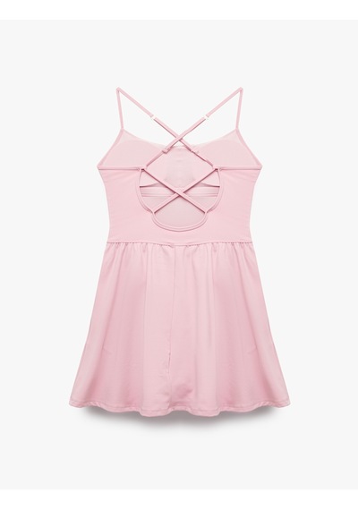 Koton Sırt Detaylı Slim Fit Kolsuz İnce Askılı Spor Elbise Pembe 6sak30279nk Gül Koton Sırt Detaylı Slim Fit Kolsuz İnce Askılı Spor Elbise Pembe 6sak30279nk Gül