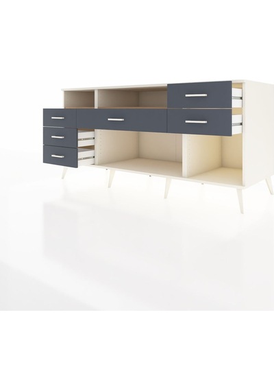 Kronos Konsol 2 Raflı 6 Çekmeceli 176x59x83 Aytaşı-çam/antrasit Çam/antrasit Kronos Konsol 2 Raflı 6 Çekmeceli 176x59x83 Aytaşı-çam/antrasit Çam/antrasit