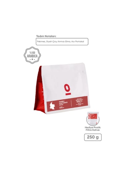 Colombia Excelso Decaffeinated 250 G – Kafeinsiz Yüksek Kaliteli Kolombiya Kahvesi