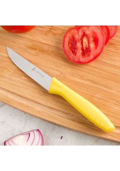 Aryıldız Primo Sebze Bıçağı Sarı 11 Cm Renkli