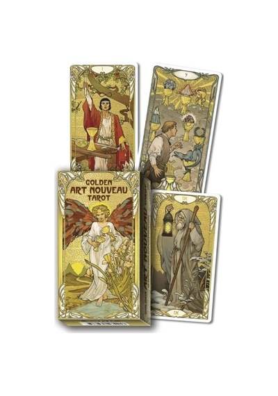 Golden Art Nouveau Tarot Kart Destesi
