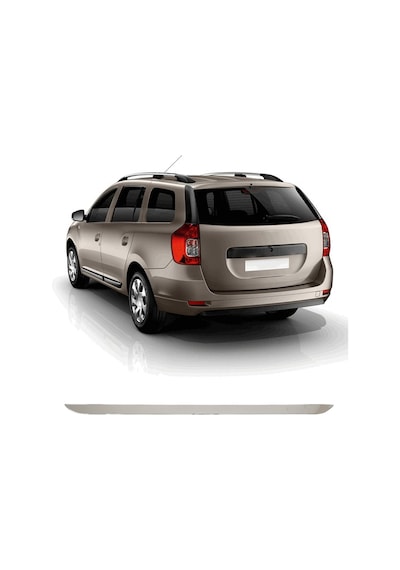 Dacia Logan Mcv Uyumlu 2013-2021 Krom Bagaj Alt Çıtası Paslanmaz Çelik