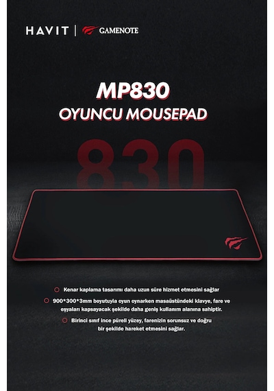 Havit Gamenote Mp8301 Xl 900 300 3mm Gaming Mouse Pad