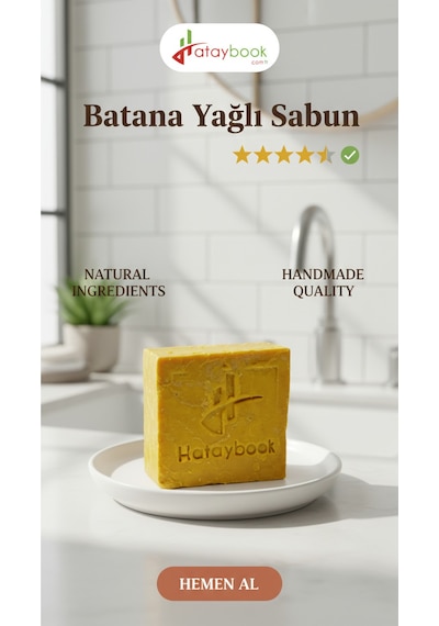 Batana Sabunu 1 Adet 100g Batana Yağı Doğal