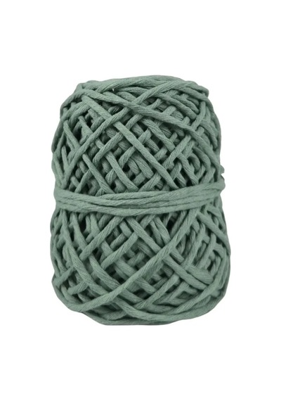 Makrome İpi 3 Mm 250 Gr Yeşil Duvar Süsü, Çanta, Sepet Ve Dekoratif Hobi İpi