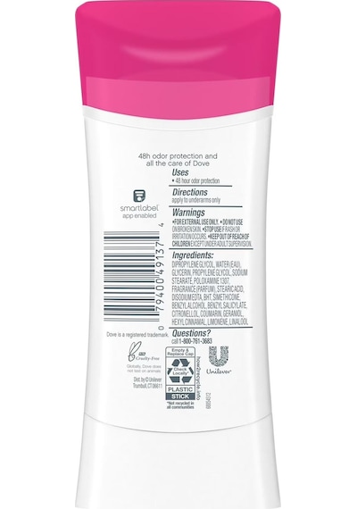 Dove Teens Strawberry Sparkle Alüminyumsuz Stick Deodorant 74gr