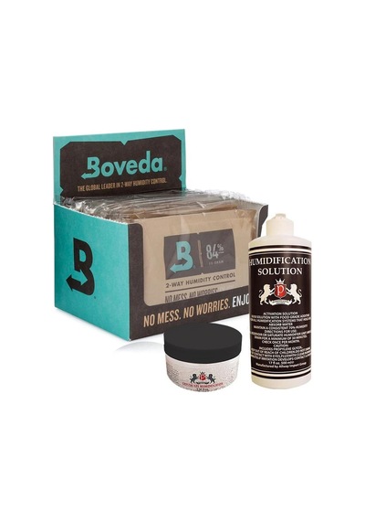 Boveda 84 60g Humidor Puro Kutusu Nemlendirici 12li Paket Saf Su Ve Jel Hediyeli
