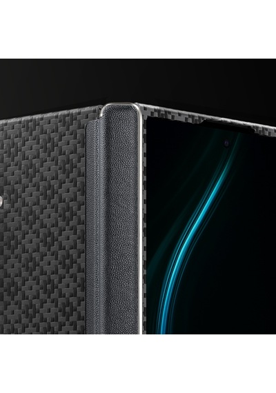 Galaxy Z Fold 7 Uyumlu Kılıf M-safe Özellikli Benks Armorair Armorgrid Serisi Kevlar Kapak Siyah