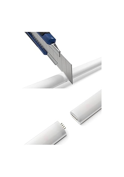 Gradient Renkli Akıllı Led Şerit Aydınlatma, 2m, 16 Milyon Renk Ve Renk Geçişli