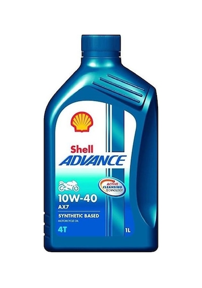 Shell Advance 4t Ax7 10w40 1 Litre Aşınmaya Dayanıklı Sentetik Motosiklet Yağı Universal Uyumlu - 0781387029555