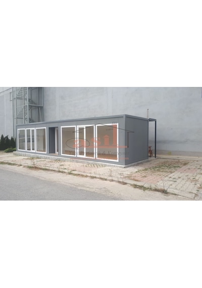 36 M² Tek Oda WcMutfaklı Dış Betopan İç Pvc Konteyner