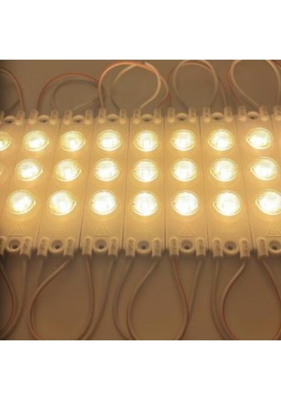 3 Mercekli 3030 Modül Led Gün Işığı 220 Volt 3 Watt 5 Adet