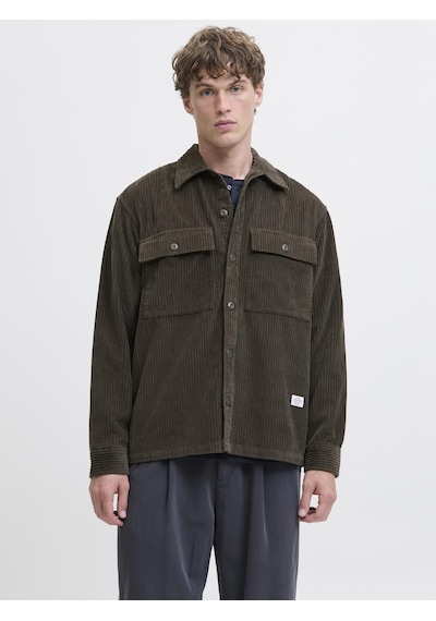 Jack & Jones Jprbluwıll Corduroy L/s Overshırt Sn Olive Olive