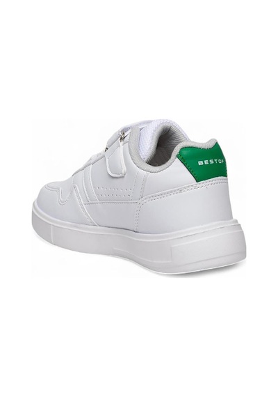 Bluefeet Bst Beyaz Cilt Erkek Çocuk Sneaker Spor Ayakkabı Beyaz