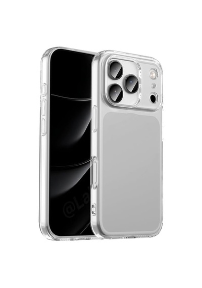 Apple İle Uyumlu Apple iPhone 17 Pro Max Kılıf Zore Süper Silikon Kapak Şeffaf