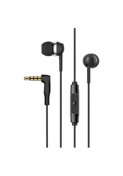 Sennheiser Cx 80s Kulak İçi Kulaklık, Tek Düğmeli Uzaktan Kumanda, Siyah
