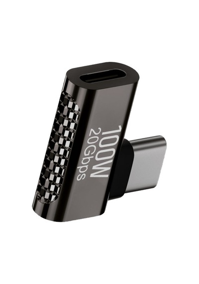 100w Usb C 90 Derece L Tipi Adaptör 20gbps Veri Aktarımı 8k Ultra Hd Görüntü Destekli