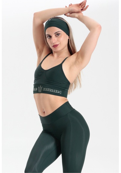 Pose I Down Onyx Bra Kadın Sporcu Sütyeni Yeşil