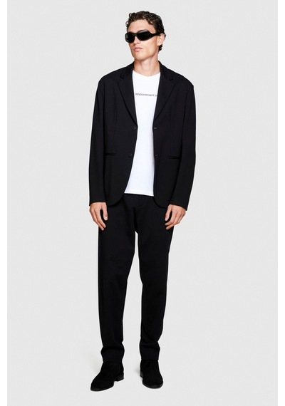 Sisley Tapered Fit Chino Pantolon Erkek Siyah T-shirt - 323a485ssf035