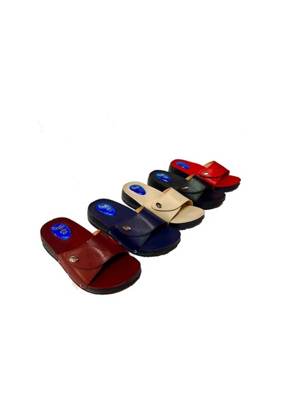 Style Comfort Ortopedik Halluks Valgus Anatomik Taban Kemik Çıkıntısı Ve Topuk Dikeni Terliği Cırtlı Schwjl.03 Kırmızı
