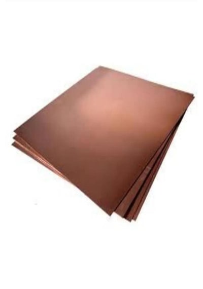 Saf Bakır Plaka 11x27cm Bakır Levha 110x270mm