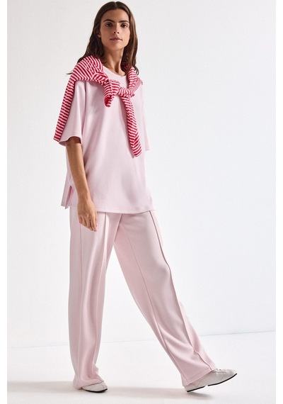 Defacto Oversize Düşük Omuzlu Bisiklet Yaka Kısa Kollu Basic Tişört I7541ax26aupn638 Pembe-pn638 Defacto Oversize Düşük Omuzlu Bisiklet Yaka Kısa Kollu Basic Tişört I7541ax26aupn638 Pembe-pn638