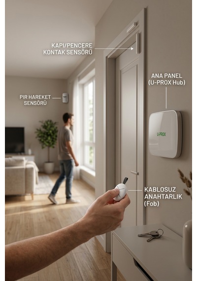 U-prox Mpx L Kf Kit Yeni Seri Kablosuz Alarm Sistemi