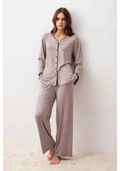 Artış Collection Artış 20207 Bayan Pijama Takımı VİZON