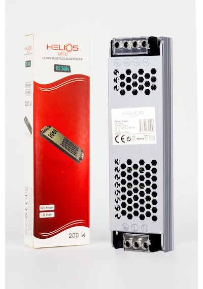 Helios Hs 3464  Opto Ultra Plus Slim 16,5A 200W 12V Led Trafosu