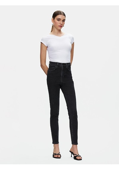 Ltb Marcella X Dar Paça Yüksek Bel Jean Pantolon 010095156016152 4023 Gri