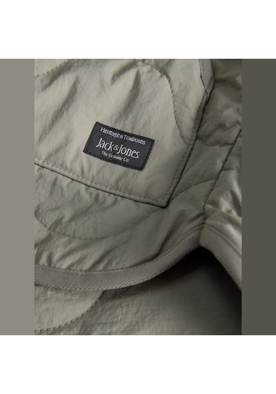 Jack & Jones Erkek Beyzbol Yaka Uzun Kollu Puffer Mont - Axel - 12298748 Vetiver