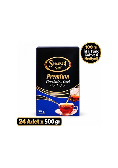 Premium Tiryakisine Özel Siyah Çay 500 Gr X 24 Adet