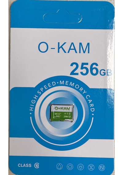 O-kam 256gb Yüksek Hızlı Micro Sd Hafıza Kartı Class 10 U3