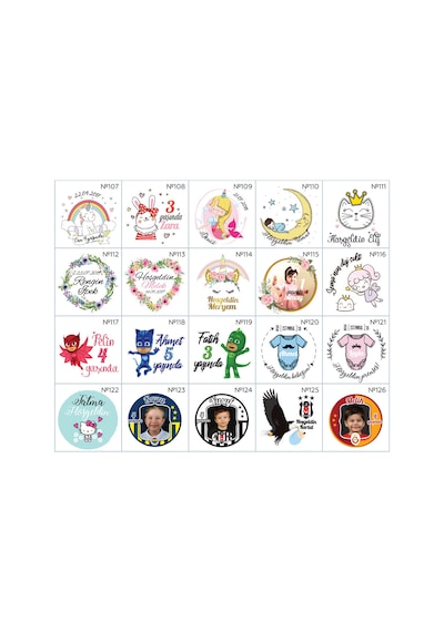 Famous Bebek Şekeri Magnet Bebek Mevlüt Hediyelik Isimli Kapak Açacak  (434856292)
