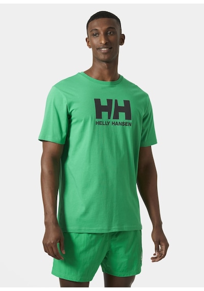Helly Hansen Hh Logo Erkek T-shirt-28033-yeşil Yeşil
