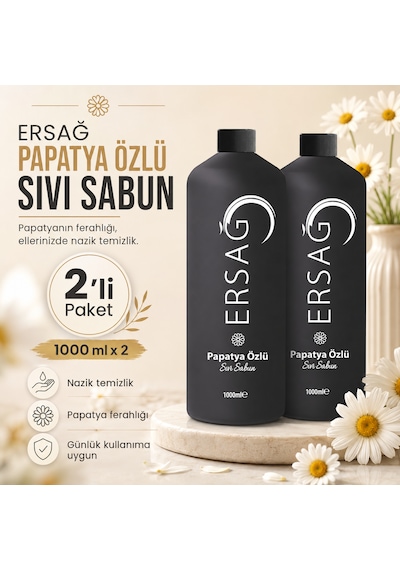 Papatya Özlü Sıvı El Sabunu 1000 Ml 2'li