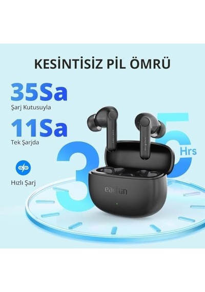 Earfun Earbuds Air Life Bluetooth Kulakiçi Kulaklık - Bluetooth 5.4-35 Saate Kadar Kullanım Süresi -