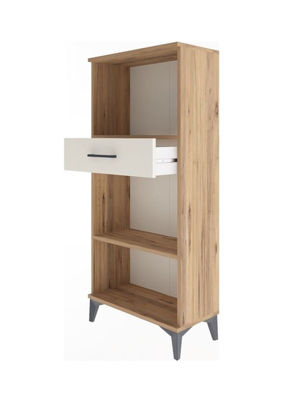 Arges Dolap 2 Raflı Tek Çekmeceli 60x30x134 Çam-aytaşı Çam
