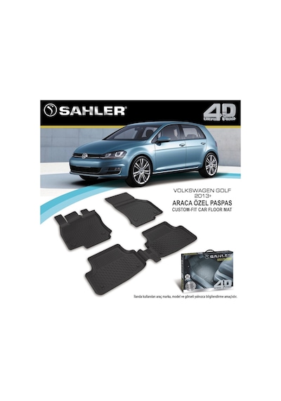 Sahler Volkswagen Golf 7 Golf 7.5 2013-2020 4.5D Havuzlu Paspas