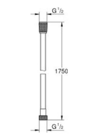 Grohe Silverflex Duş Hortumu 17500 Mm - 28388a01 Bronz