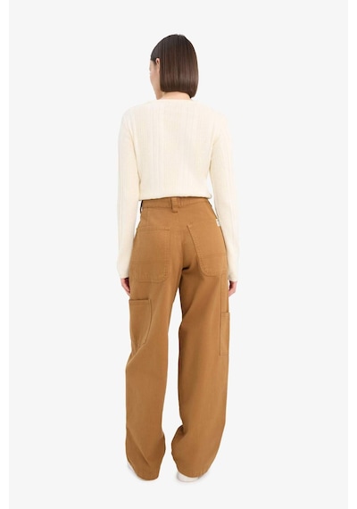 DeFacto Coool Baggy Fit Gabardin Pantolon Cepli Normal Bel E4028AX25SPBG633