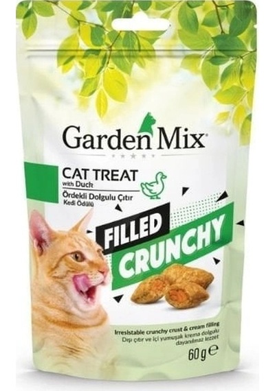 Garden Mix Ördekli İçi Dolgulu Kedi Ödül Maması 1 Adet 60 Gr