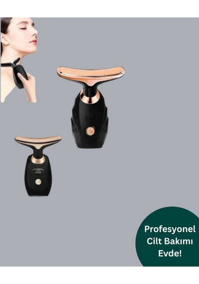 Serum Emilimini Artıran Yüz Masaj Cihazı Siyah