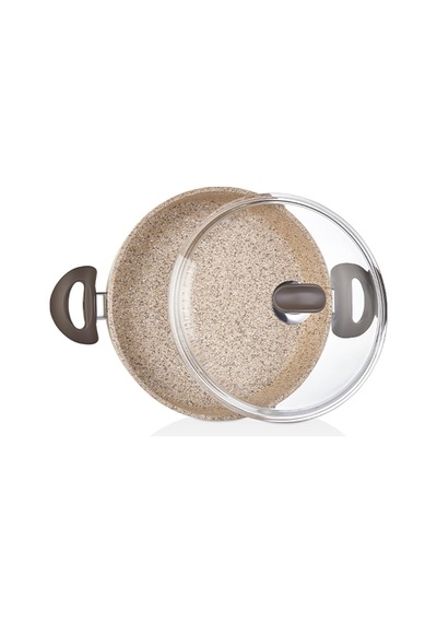 Falez Creamy Granit 32 Cm Karnıyarık Tenceresi - Cre 3066 Krem