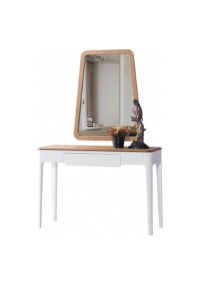 Soft Ceviz Modern Dresuar Beyaz